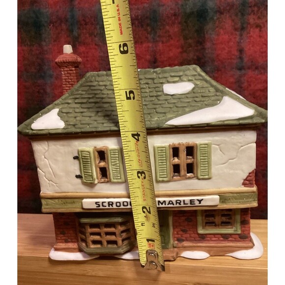 Dept 56 Scrooge & Marley Counting House 1986 Dickens Village Series Heritage - Picture 12 of 16